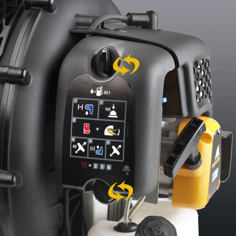 McCulloch Bladblazer GB 355BP Ruggedragen 6 McCulloch Bladblazer GB 355BP Ruggedragen - Afbeelding 4